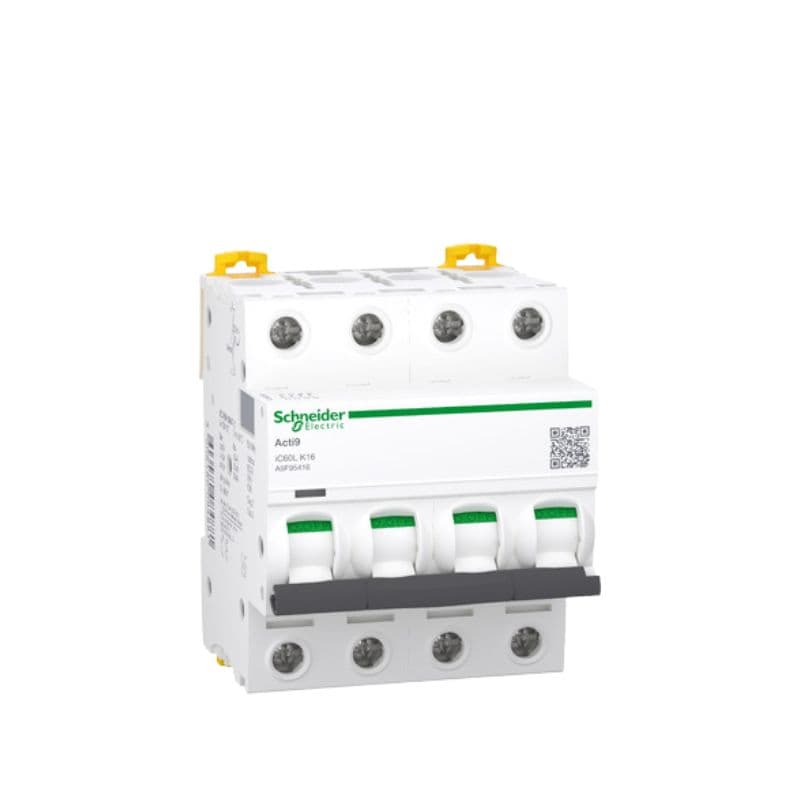 Disjoncteur  IC60L - 16A - 4P - courbe K vue 1