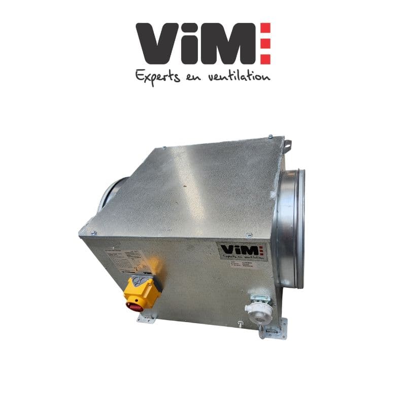 Caisson d'extraction ou d'insufflation NU - 400W - Ø450 - 3100m3/h