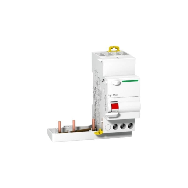 Disjoncteur  DT40 - 10A - 3P - Courbe C + Vigi 30 mA vue 3