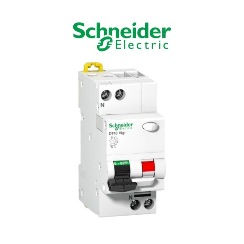 Disjoncteur DT40 - 20A - 1P+N - Vigi 30 mA - courbe C