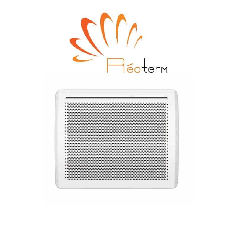 Radiateur électrique Brava horizontal rayonnant digital blanc à détection - 1000W