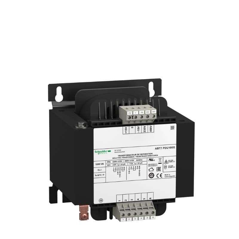 Transformateur 1000VA - PRI 230/400V - SEC 115/230V vue 1