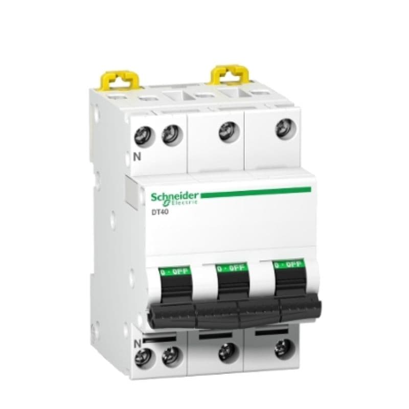 Disjoncteur  DT40 - 25A - 3P+N - Courbe C vue 1