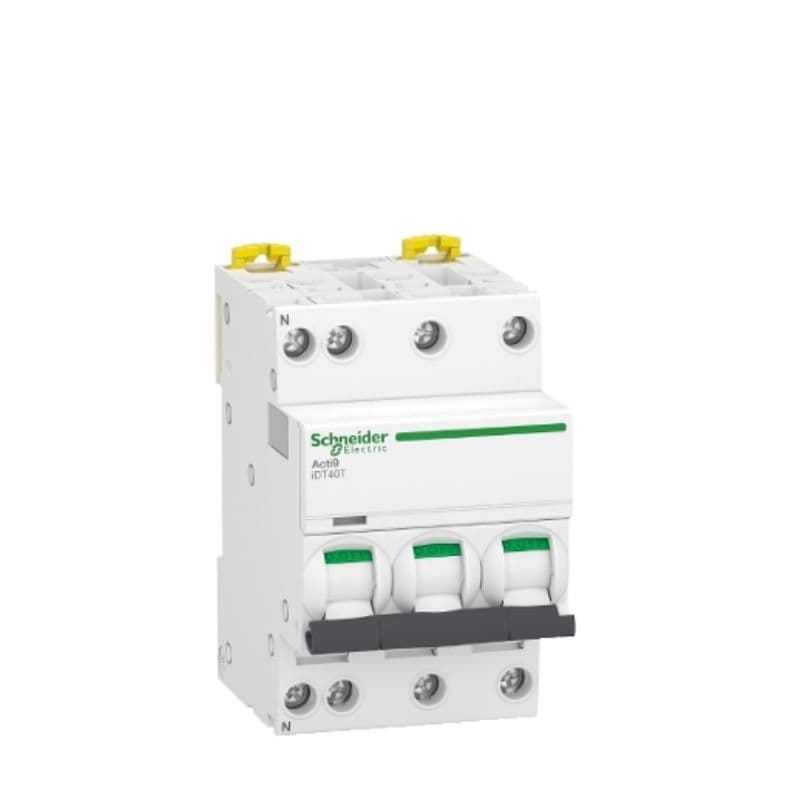 Disjoncteur iDT40T - 6A - 3P+N - courbe C vue 1