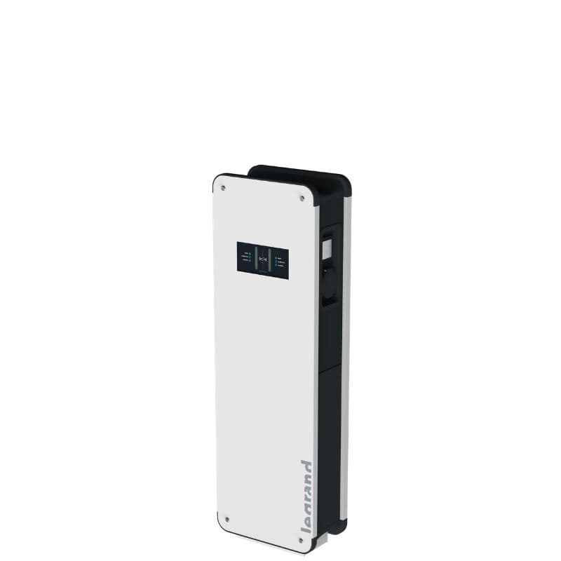 Borne IRVE Green'up sur pied triphasée - 22kW - 2 prises - RFID - Cpt MID vue 1