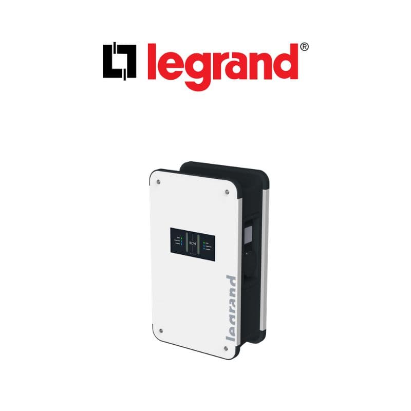 Borne IRVE Green'up murale triphasée - 22kW - 2 prises - RFID - Cpt MID