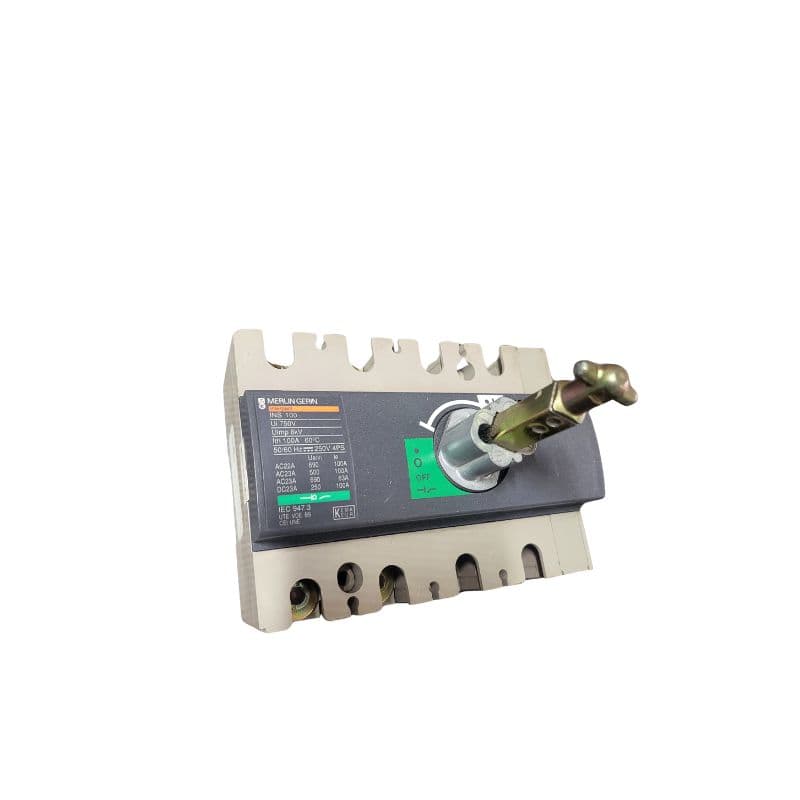 Interrupteur sectionneur Interpact- 100A - 4P - Cde rotative vue 1