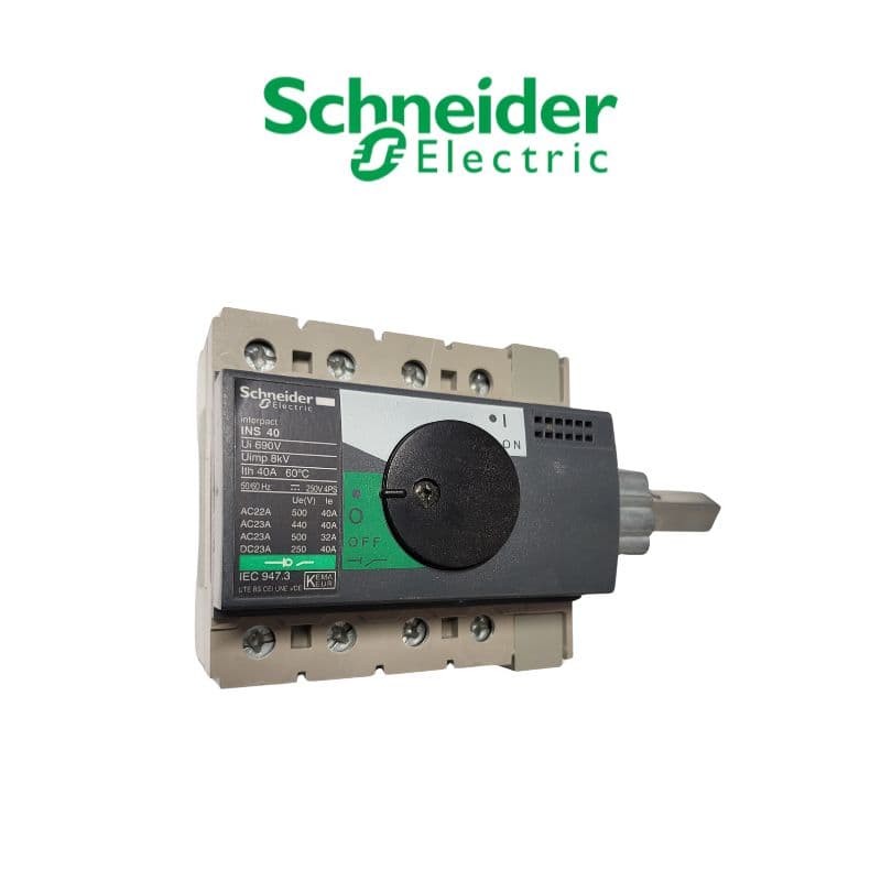 Interrupteur sectionneur InterPacT- 40A - 4P - Cde rotative latérale