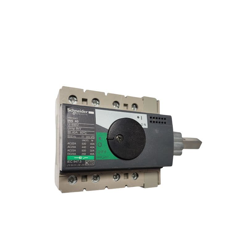 Interrupteur sectionneur InterPacT- 40A - 4P - Cde rotative latérale vue 1