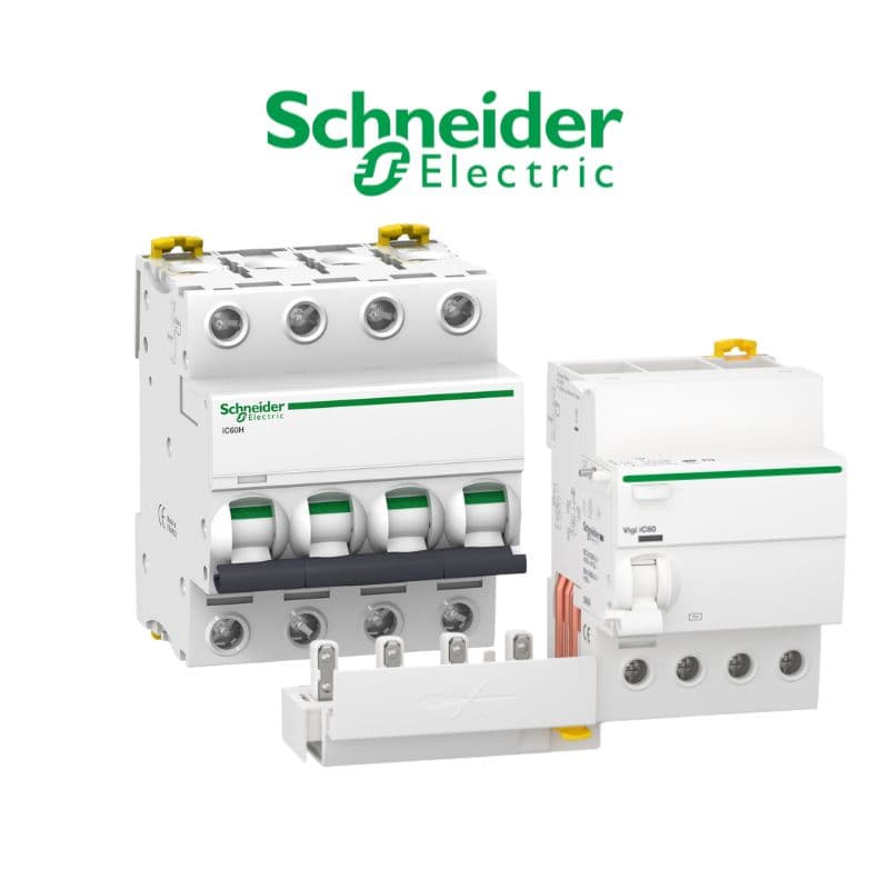 Disjoncteur différentiel iC60H - 10A - 4P – Vigi 300mA - courbe C