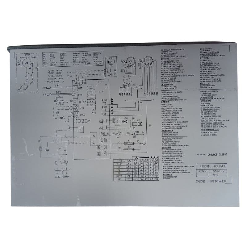 Ventilo convecteur SysCoil 2 - 2,56 kW -  2 tubes/2 fils - sortie droite vue 8