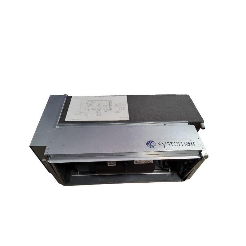 Ventilo convecteur SysCoil 2 - 1,86 KW froid - 2,03 KW chaud - 4 tubes - Servitudes droite vue 1