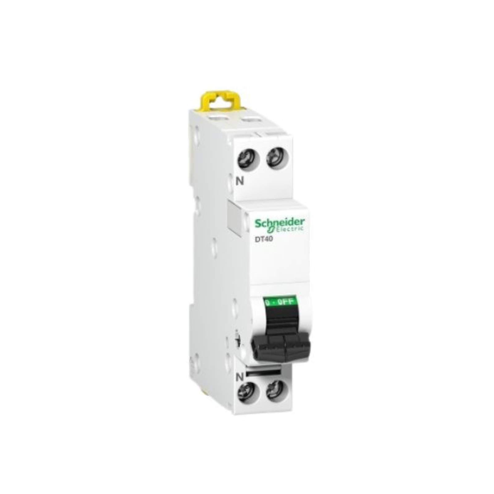 Disjoncteur DT40N - 10A - 1P+N - Courbe C vue 1