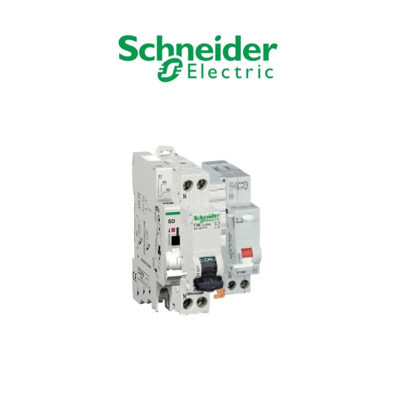 Disjoncteur DT40 - 16A - 1P+N - courbe C - Vigi 300mA - Contact Auxiliaire