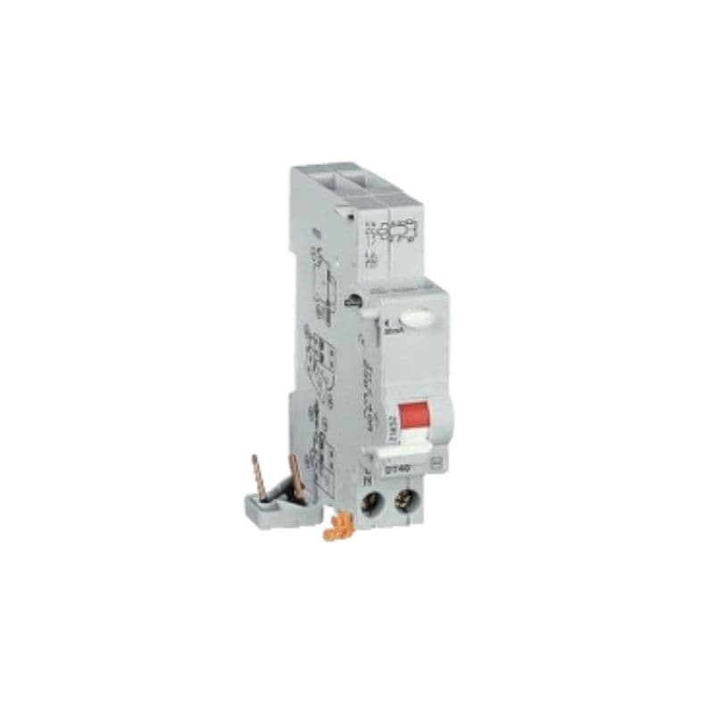 Disjoncteur DT40 - 16A - 1P+N - courbe C - Vigi 300mA - Contact Auxiliaire vue 3