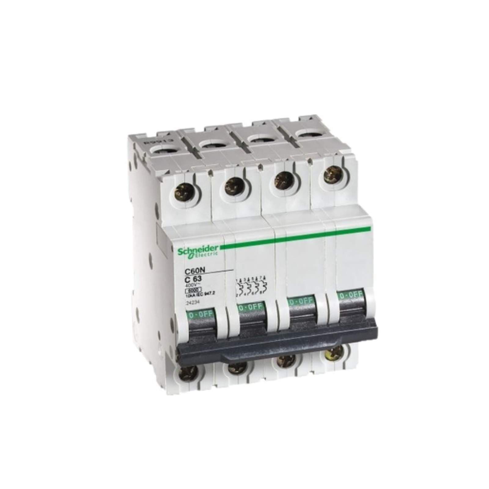 Disjoncteur  C60N - 25A - 4P - Courbe C vue 1