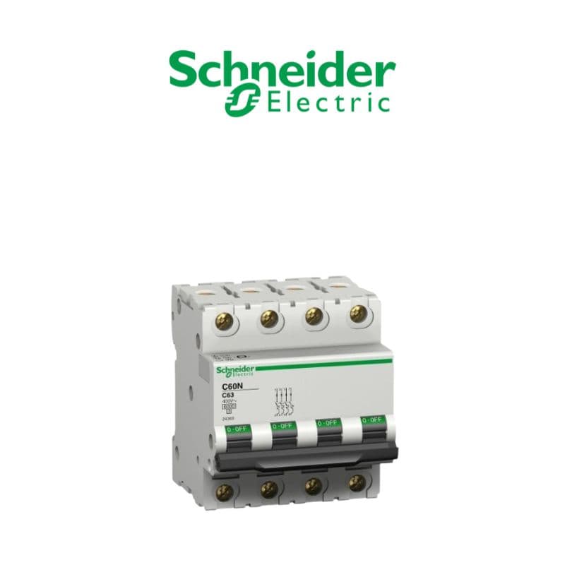 Disjoncteur  C60N - 50A - 4P - Courbe C