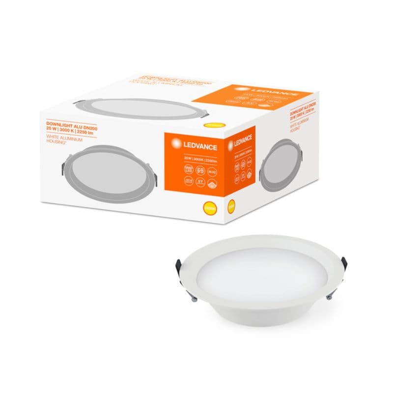 Downlight Ø200 - 25W - 2250lm - 3000K - IP44 vue 5
