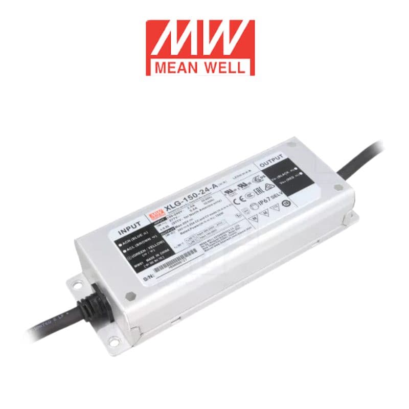 Driver LED MW – 150W – 100 à 305VAC/24VDC - On/Off