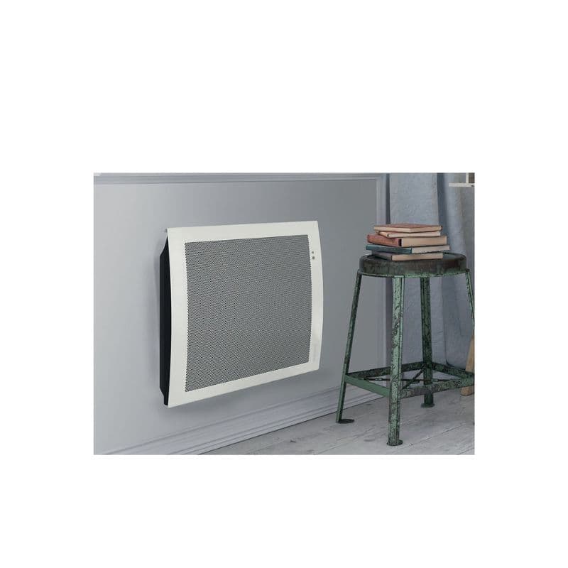 Radiateur électrique Abelia horizontal rayonnant digital blanc à détection - 500W vue 1