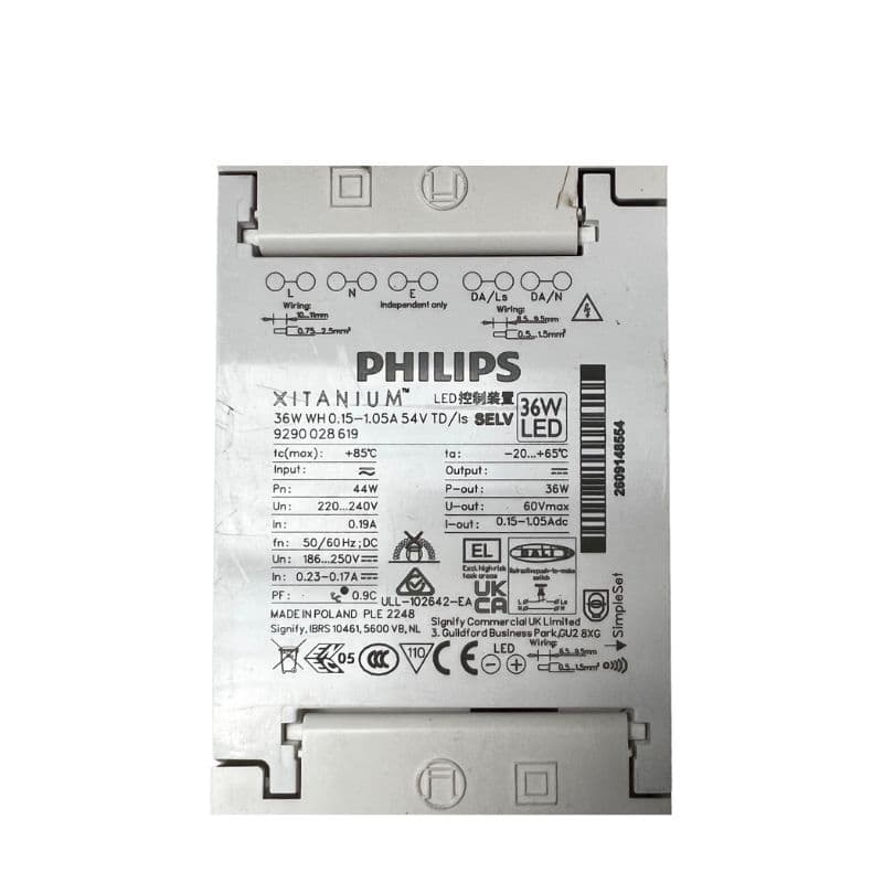 Dalle LED 672x672 - 18W - 2900lm - 3000K - IP40 - Dali vue 2