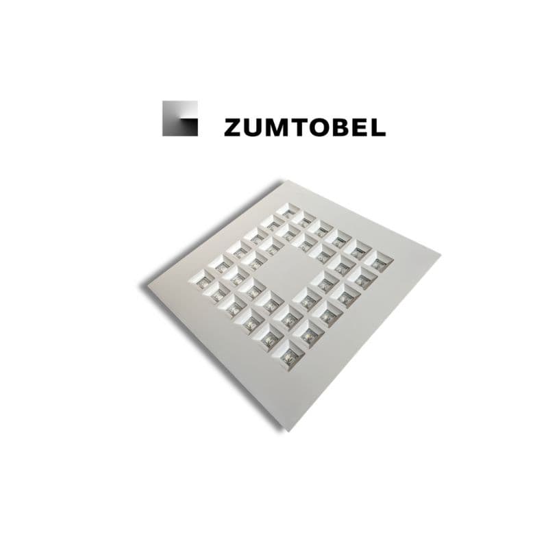 Dalle LED 600x600 - 18,5w - 2750lm - 4000K - IP40 - dali vue 1