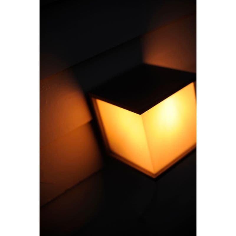 Applique étanche Box Cube anthracite - 60W - E27 vue 4