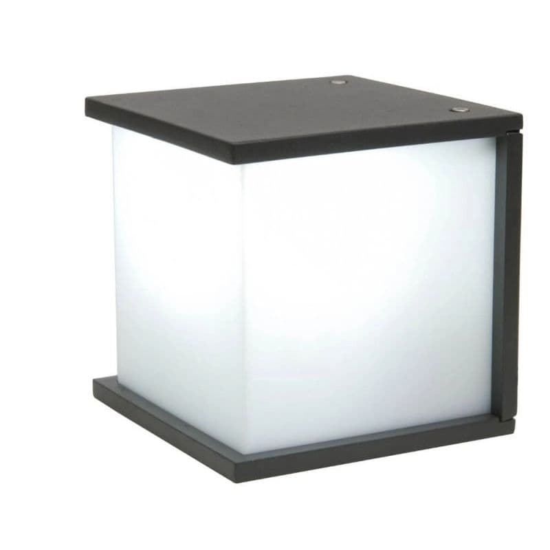 Applique étanche Box Cube anthracite - 60W - E27 vue 5