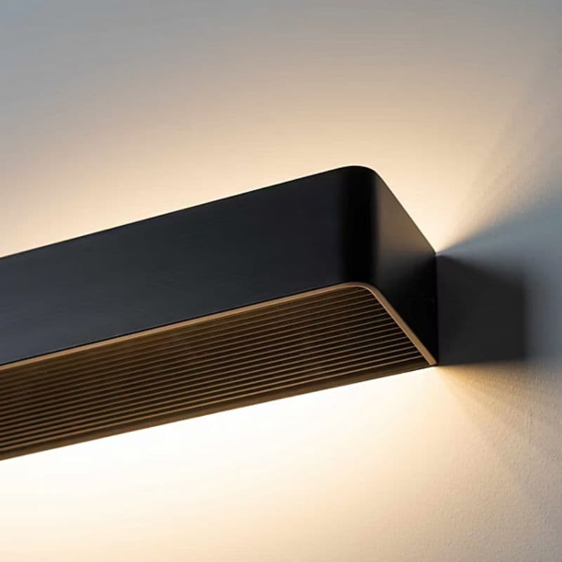 Applique murale noire - 12W - 930lm - 3000K - Dimmable vue 3