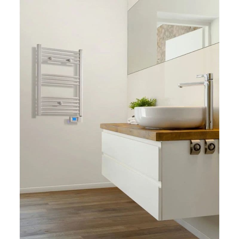 Sèche serviette électrique chromé - 300W - H992xL500 vue 4