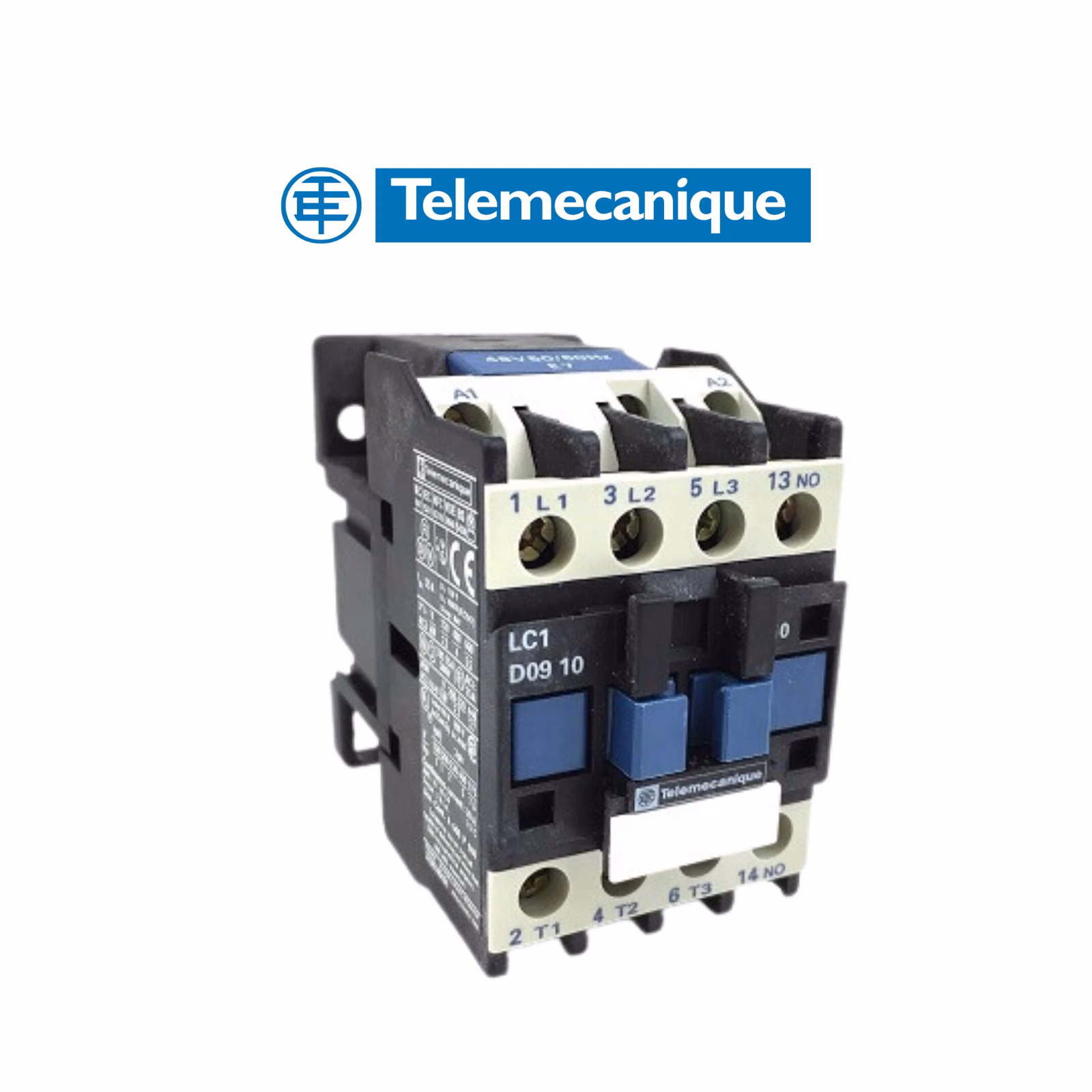 Contacteur LC1D - 9A - 400V/48VAC - 3P - 1NO