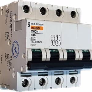 Disjoncteur C60N – C40A – 4P – courbe C