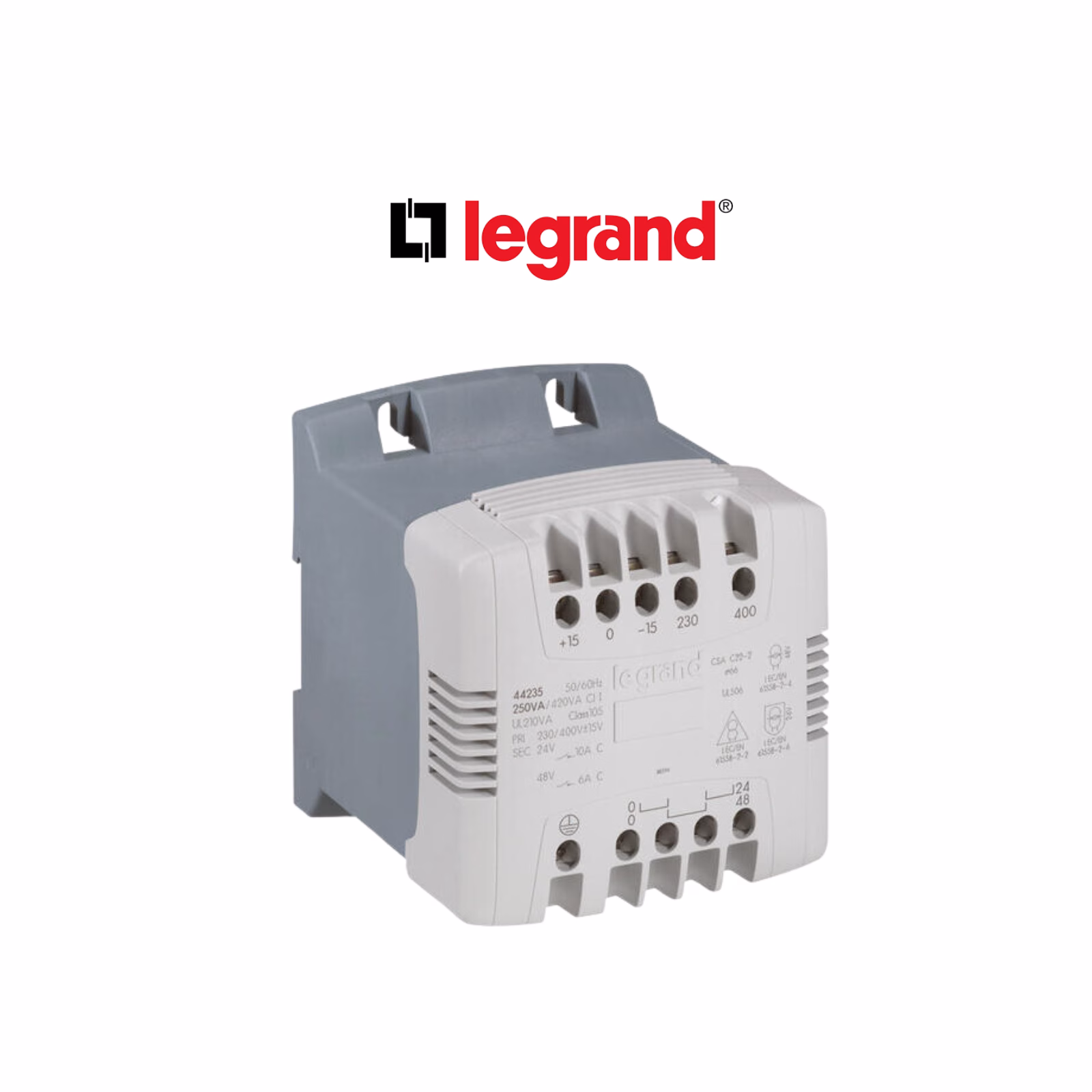 Transformateur 400VA - PRI 230/400V - SEC 24/48V