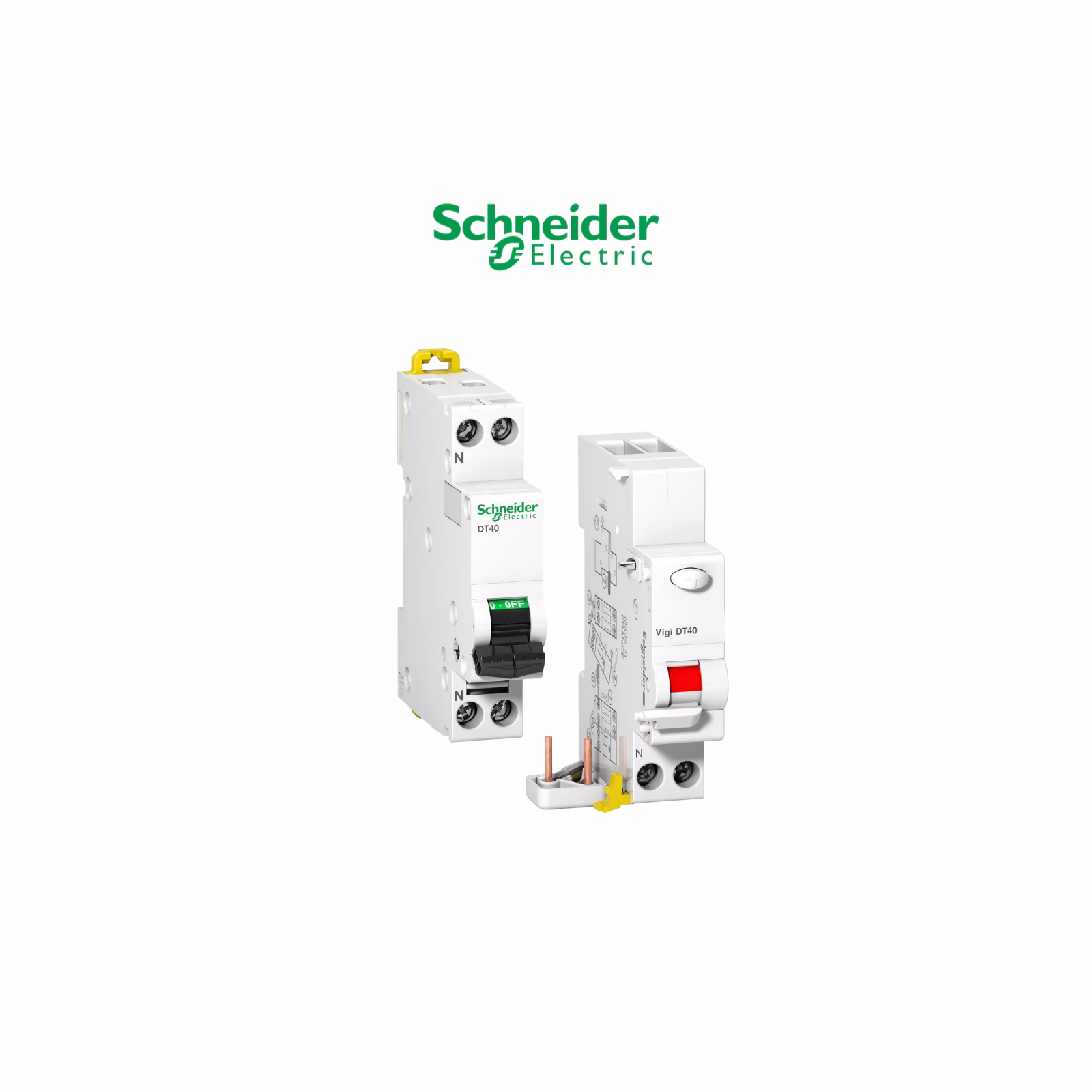 Disjoncteur DT40 - C10A - 1P+N - Vigi 30mA - courbe C