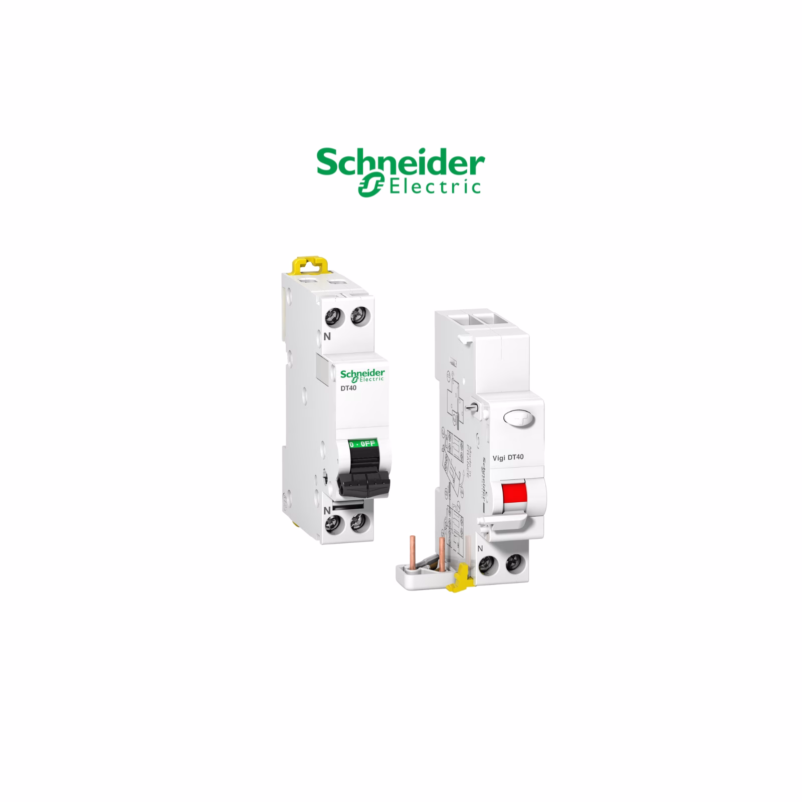 Disjoncteur DT40 - C6A - 1P+N - Vigi 30mA - courbe C