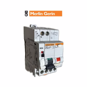 Disjoncteur DT40 – C16A – 1P+N – Vigi 30mA – courbe C – contact 1SD