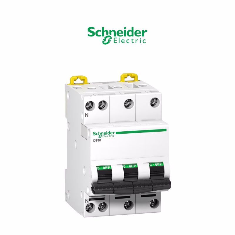 Disjoncteur DT40 - C20A - 3P+N - courbe C