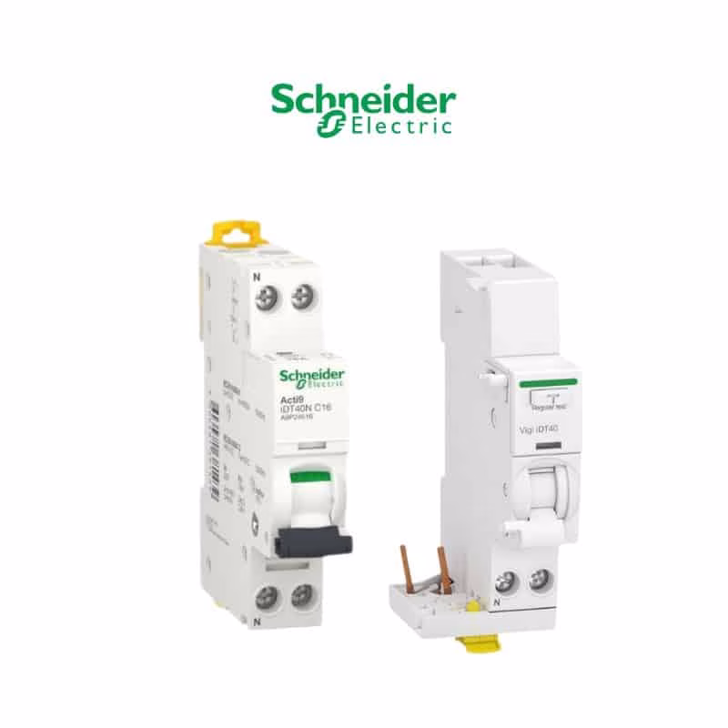 Disjoncteur iDT40N - C16A - 1P+N - Vigi 30mA - courbe C