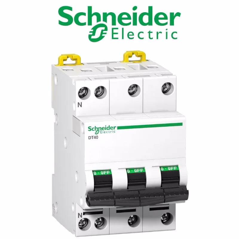 Disjoncteur DT40 - C16A - 3P+N - courbe D