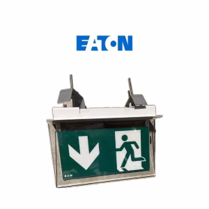 BAES d’évacuation 0,45W – IP42 – Sati – Drapeau – Flèche vers le bas