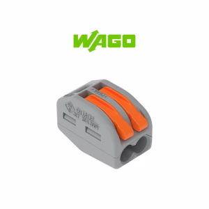 BORNE WAGO 2 FILS – 4mm² – GRIS