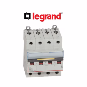 Disjoncteur DX³10000 – C25A – 4P – courbe C