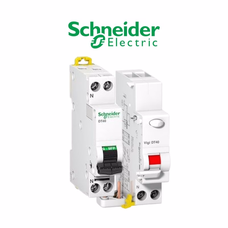 Resource réemploi Disjoncteur DT40 - C16A - 1P+N - Vigi 300mA - courbe C