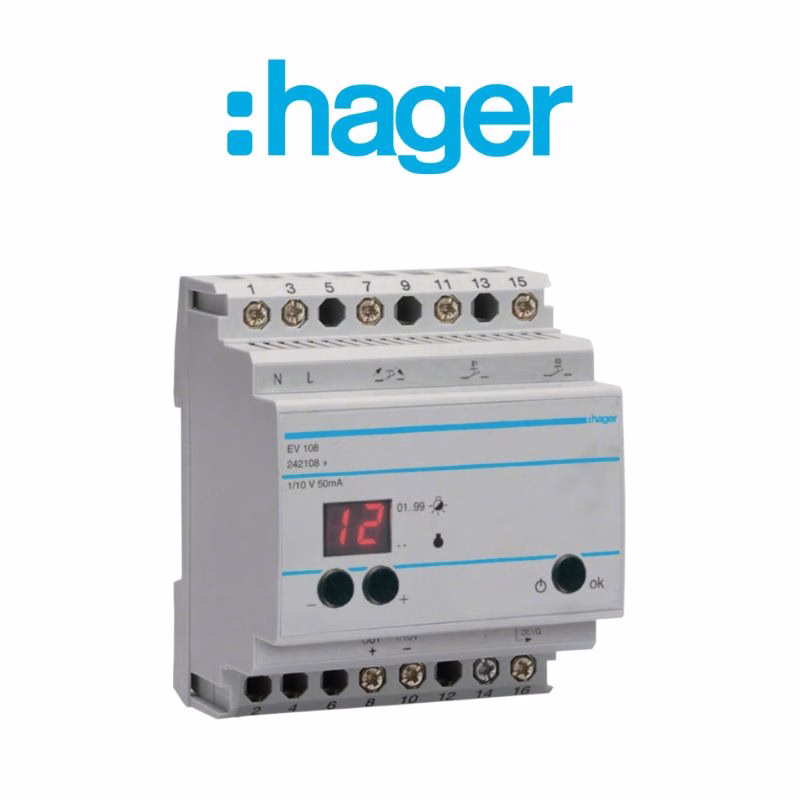 Télévariateur 1-10V avec afficheur - IP20