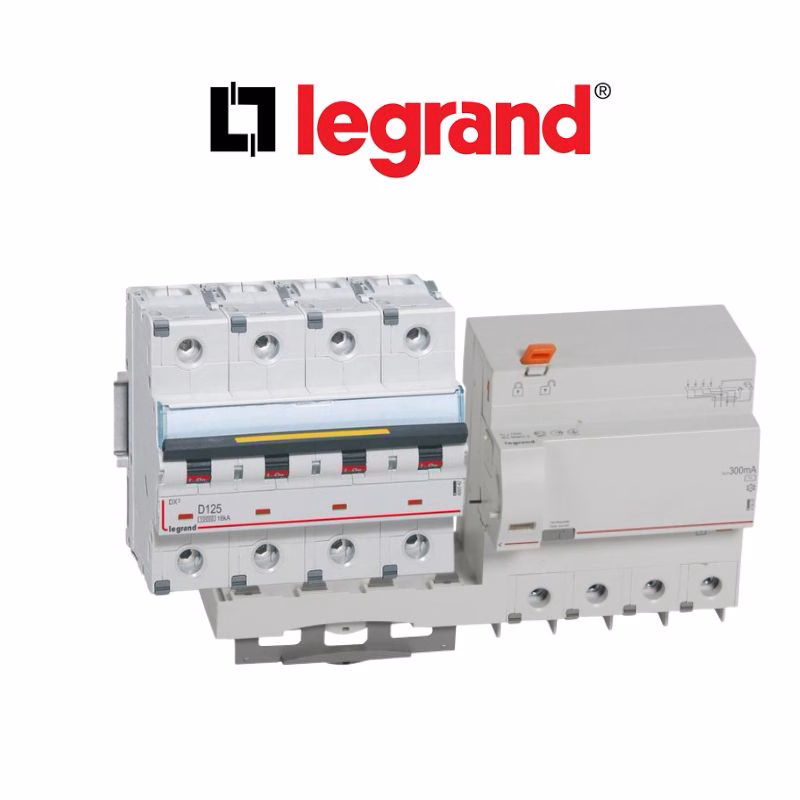 Disjoncteur - D125A - 3P+N - Vigi 300mA - courbe D