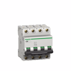 Disjoncteur C60L – C40A – 4P – Courbe C + Vigi 30 mA
