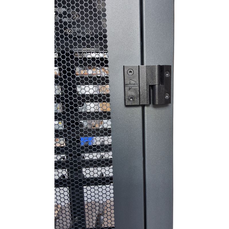 Baie de serveur 24U - L800 x P800 x H1200 Double porte perforée AV/AR – Image 7