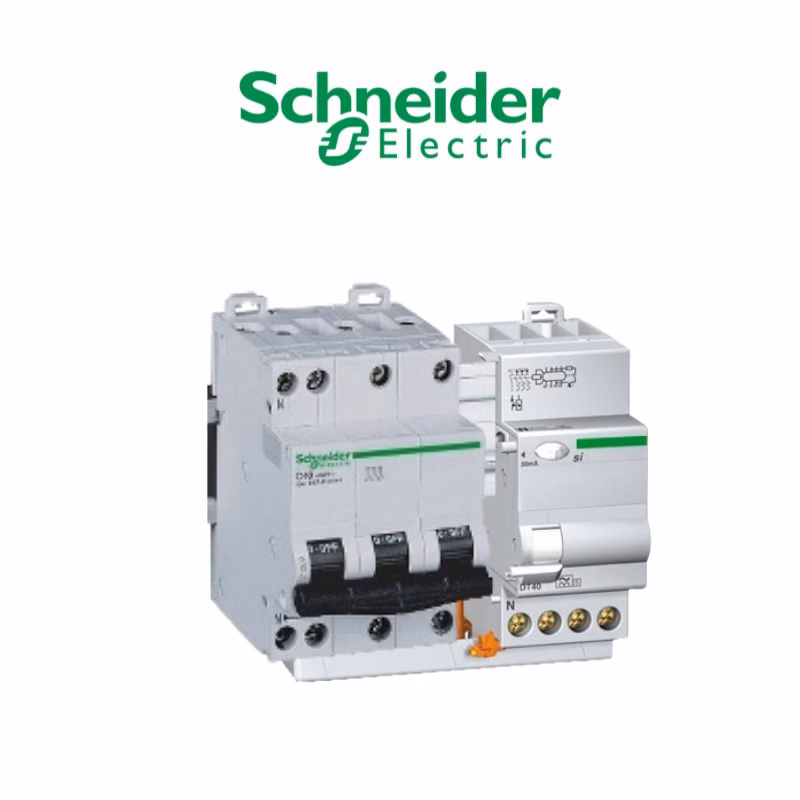 Disjoncteur DT40N - 10A - 3P +N - Courbe C + Vigi 300 mA