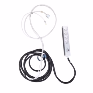 Nourrice 4 prises 16A + RJ45 avec 5m de câble et prises