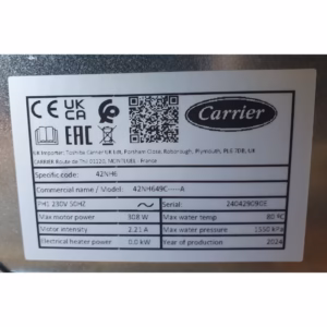 Ventilo convecteur IdroFan 42NH – 4 tubes – 1300m³/h – 6,2kW froid – 8,5kW chaud – Sortie gauche
